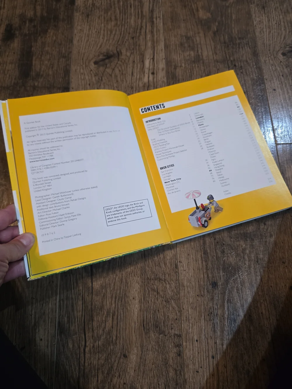 Lego Brick City Book – Yellow, White & Red Cover